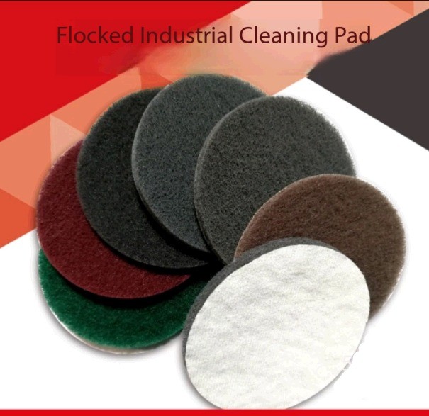 Circular industrial scouring pad Metal wood deburring Polishing Clean and polish
