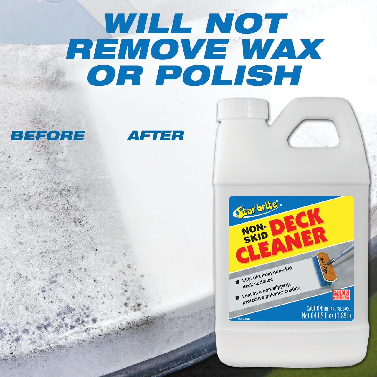 STAR BRITE Ultimate Boat Deck Wash Cleaner Non-Skid Protectant Vinyl Surface