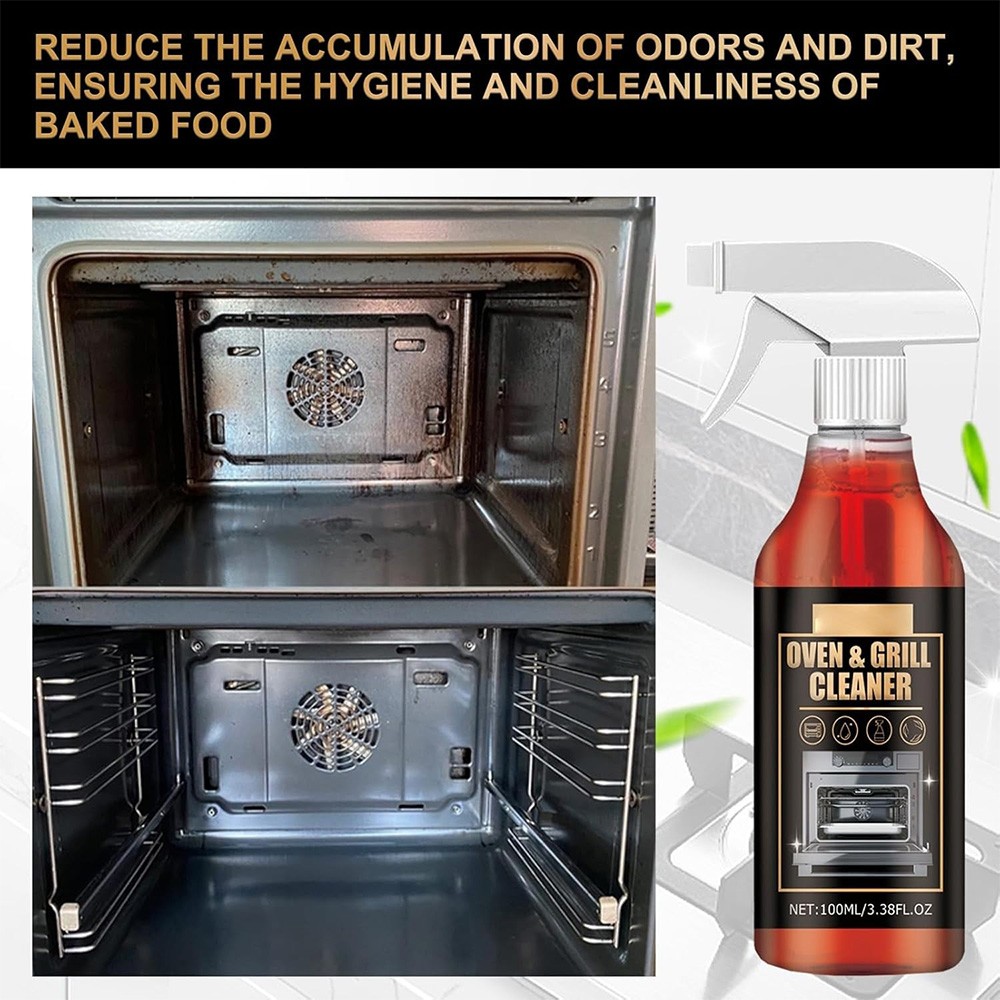 100ml Oven & Grill Cleaner Spray, Professional Oven & Grill Cleaner Spray Liquid