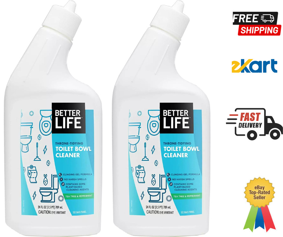 Better Life Natural Toilet Bowl Cleaner, Tea Tree & Peppermint Scent, 24 Fl Oz