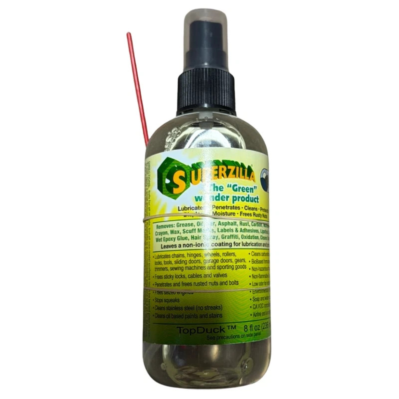Superzilla All Purpose Cleaner Lubricant Oil Green Wonder 8 oz 4 Pack New