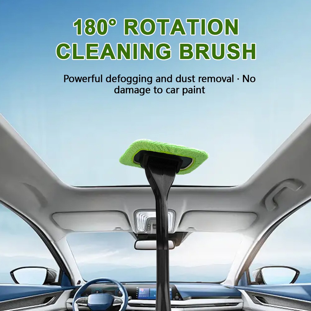 Car Windshield Cleaning Tool, Windshield Window Cleaner with 5 Washable