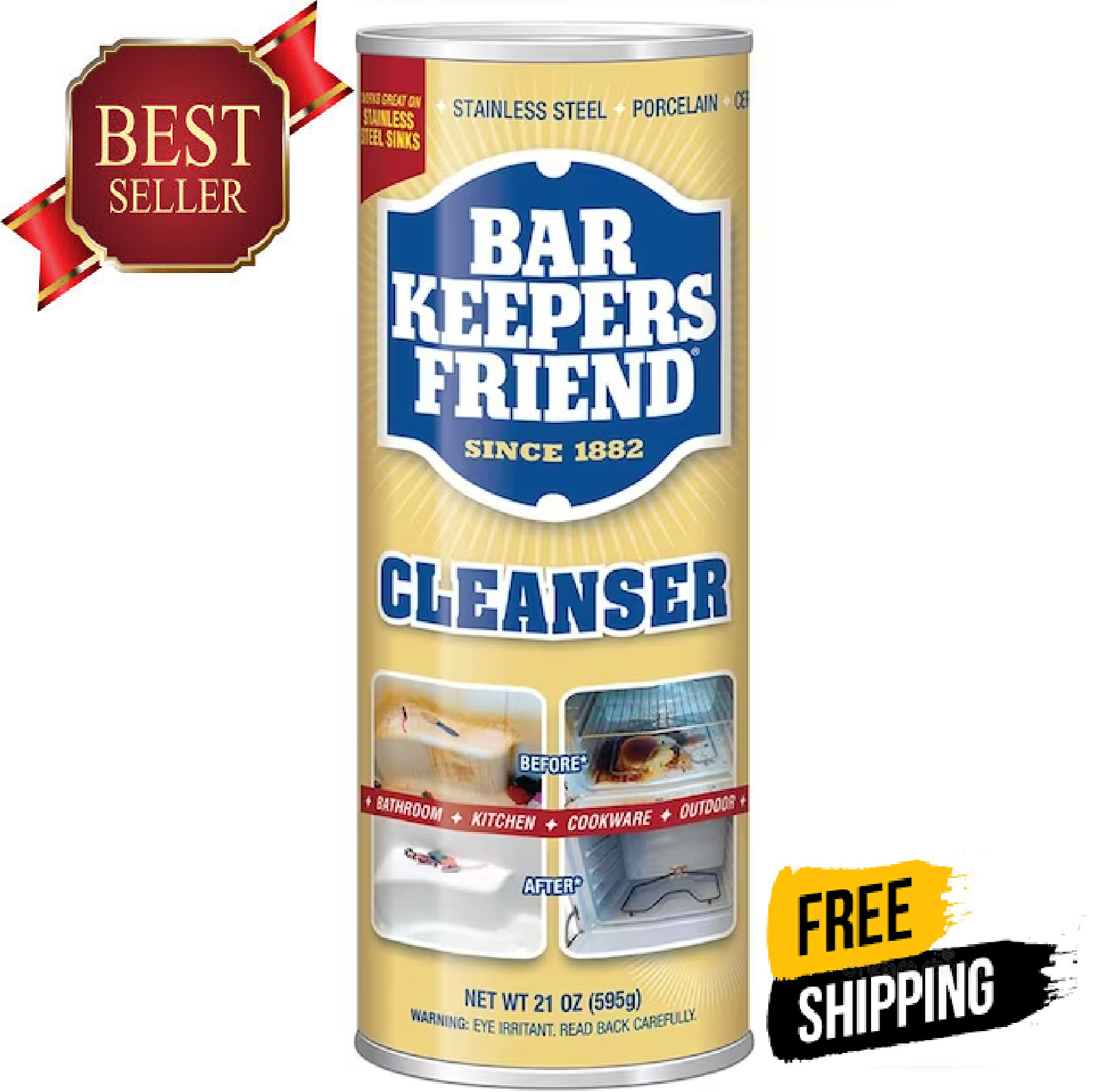 Bar Keepers Friend 21 -oz Powder All-Purpose Cleaner