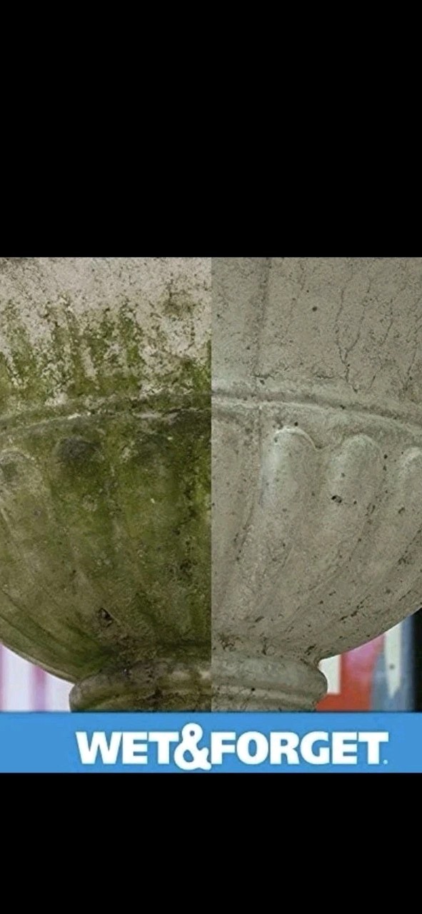 Wet & Forget Moss Mold Mildew Algae Cleaner 64oz Outdoor MultiSurface