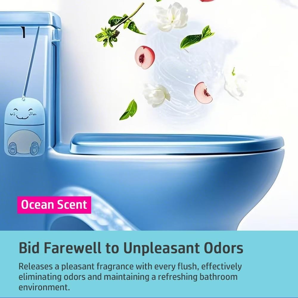 3 PCS Cute Dinosaur-Shaped Toilet Bowl Cleaner Bottle, Automatic Bathroom Toilet