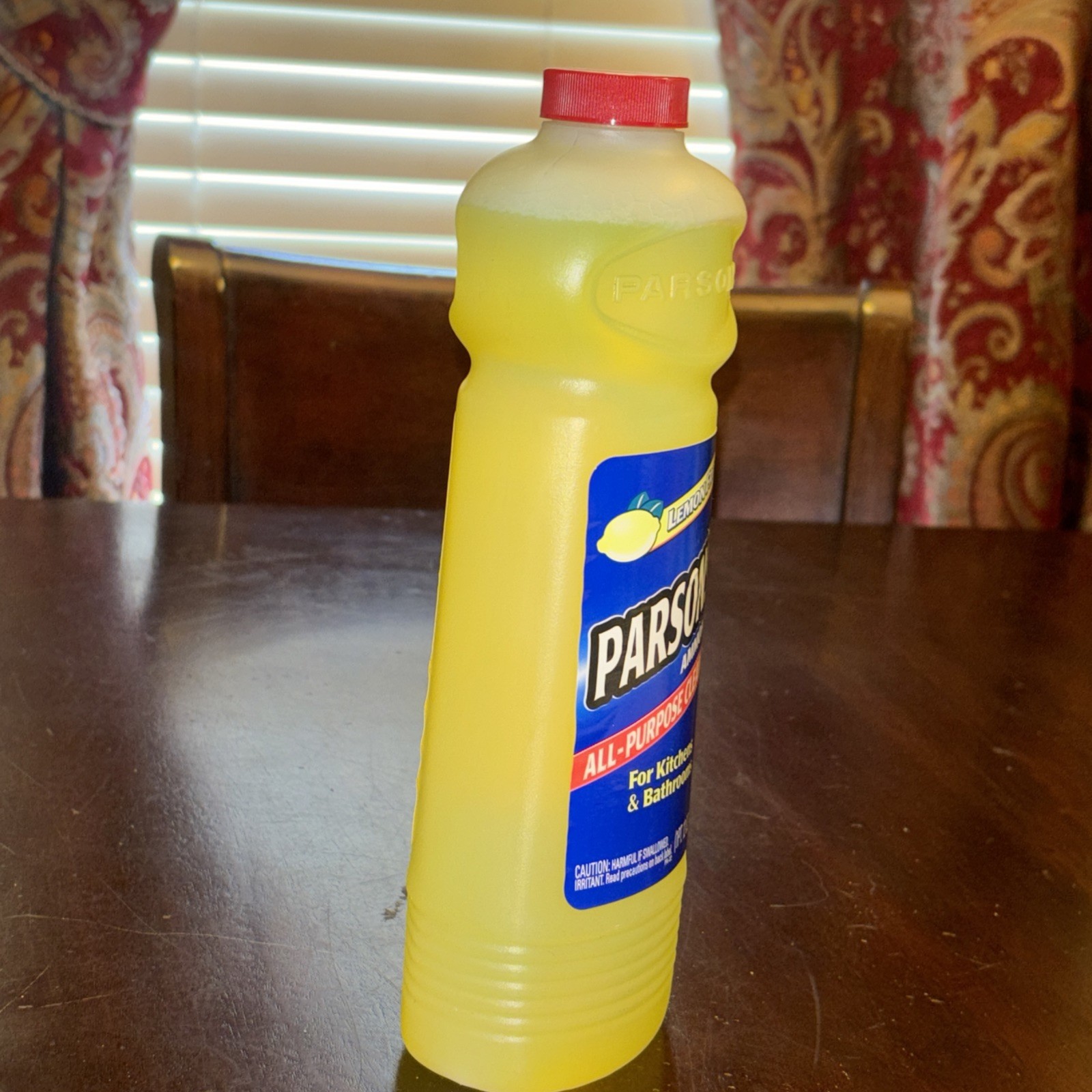Vintage 1999 Parsons Lemon Fresh Ammonia Cleaner 28 Oz Full Bottle NOS