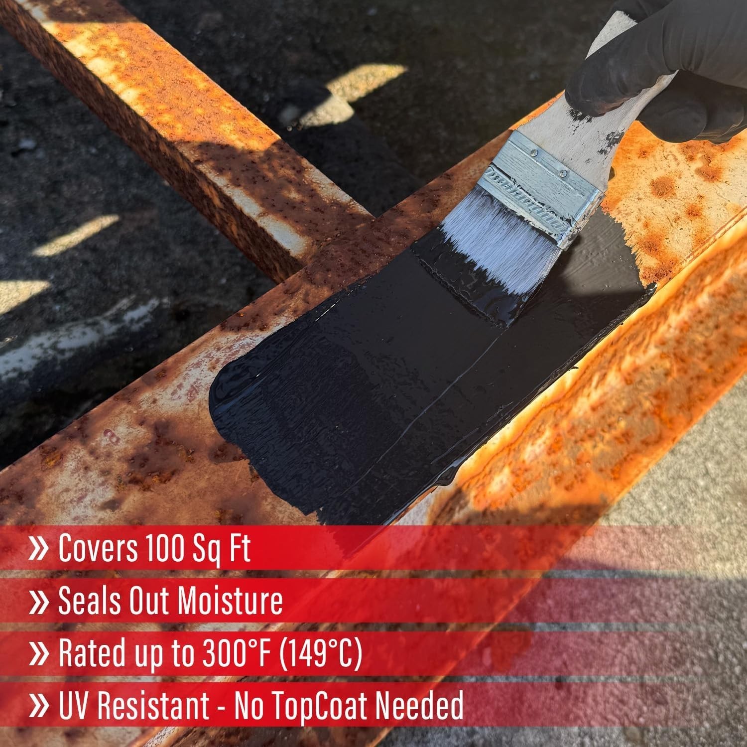 2 in 1 Rust Converter Primer 35oz Stops Rust Heat Resistant Coating Paint