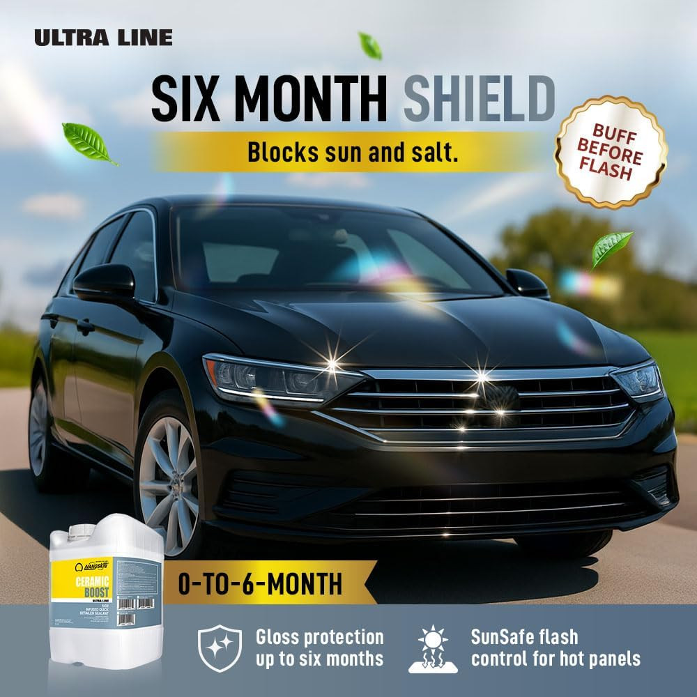 Ultra Line Ceramic Boost 1 Gallon – DIY Sio2 Spray Sealant for Finishes and Cera