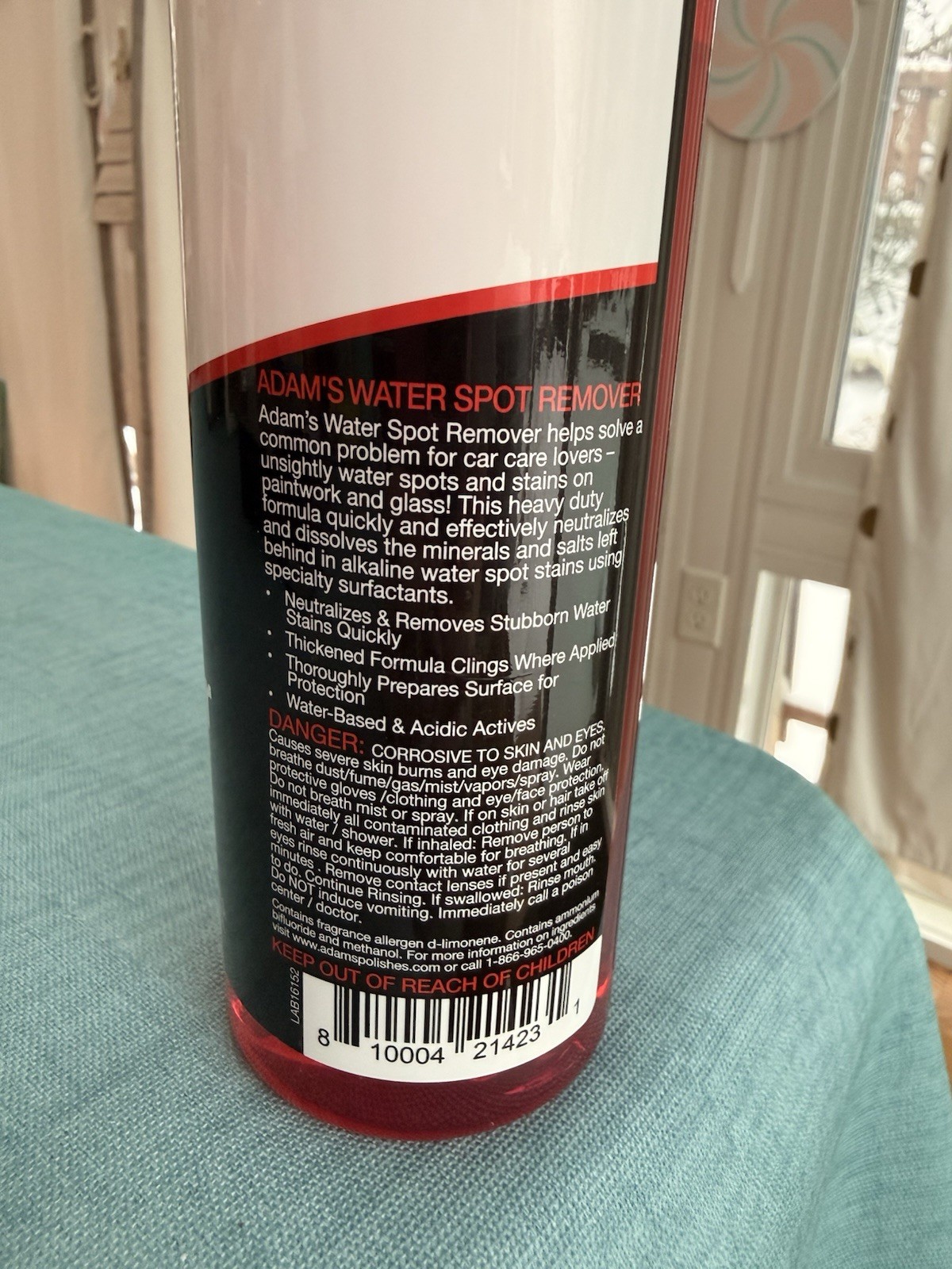 Water Spot Remover – Hard Water Stain Remover for Glass, Shower Doors, Paint,…