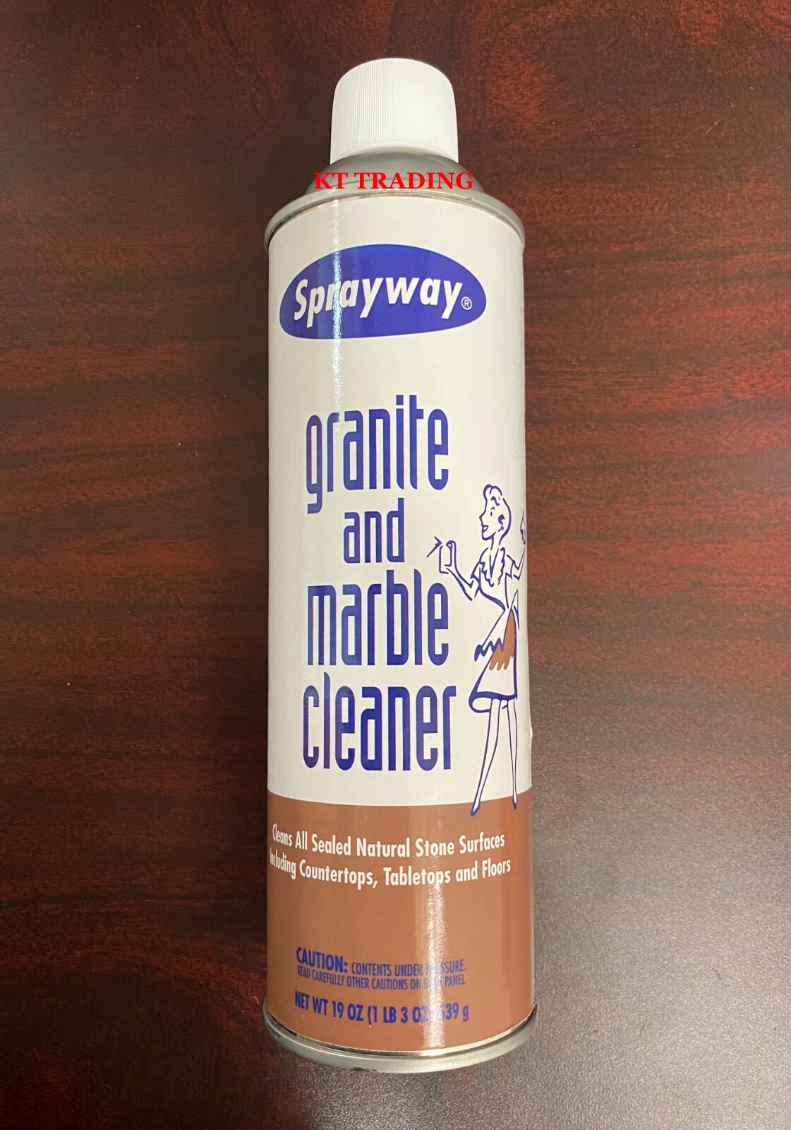 SPRAYWAY Granite Marble Natural Stone Floor Cleaner with Foaming Action 19oz