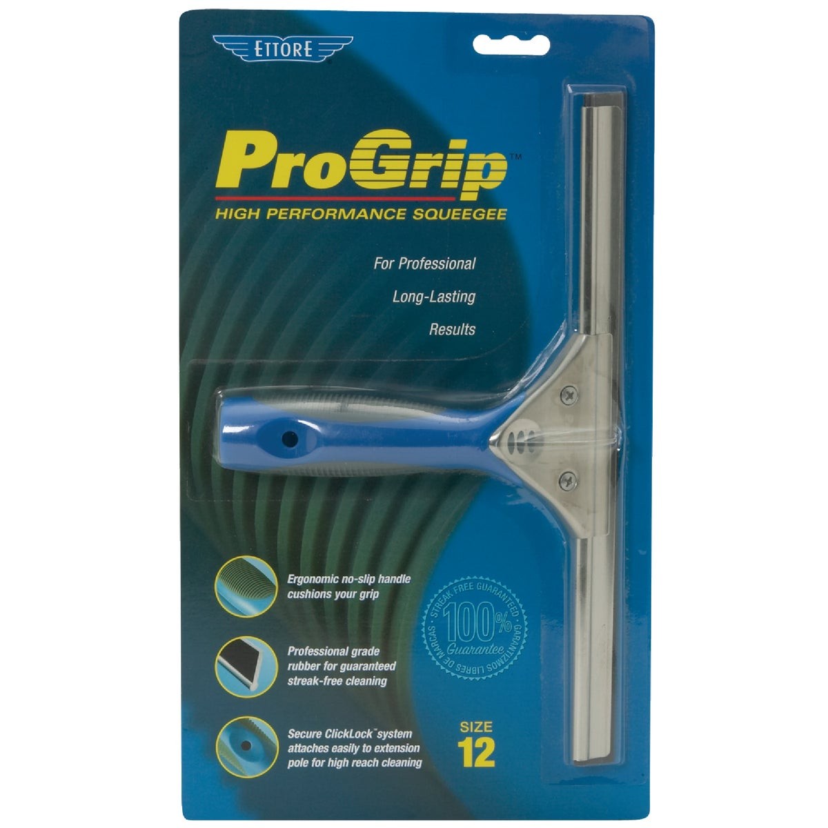 Ettore ProGrip 12 In. Rubber Squeegee 60012 Ettore ProGrip 60012 032611600126