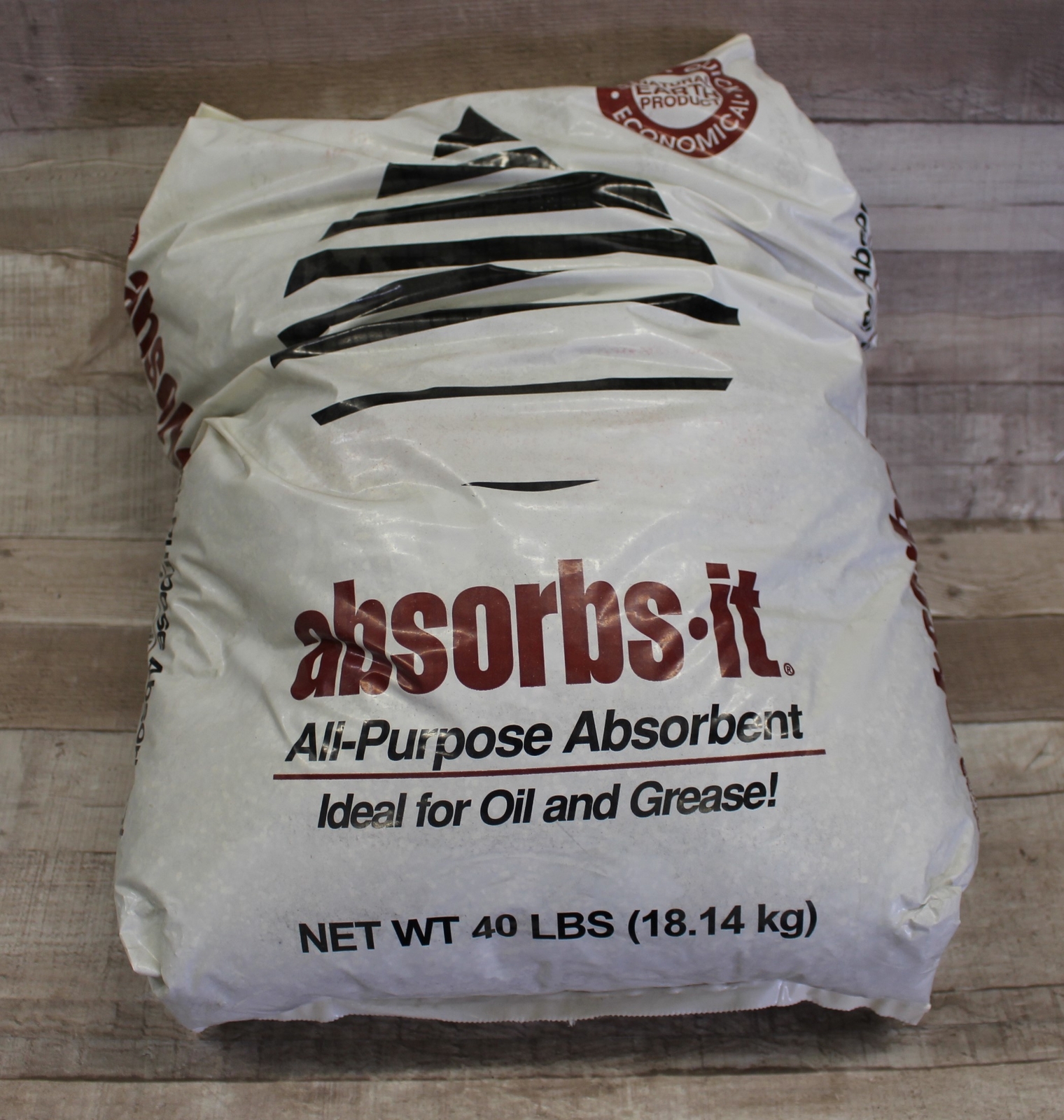 Absorbs-It All-Purpose Absorbent – 40 lbs – Ideal for Oil & Grease – New