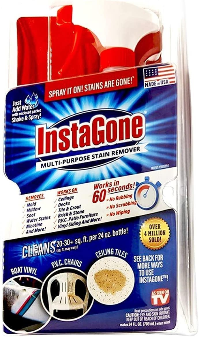 Stain Remover – TRIAL PACK (1 Pack + 24oz Spray Bottle) – Just Add Water – In…