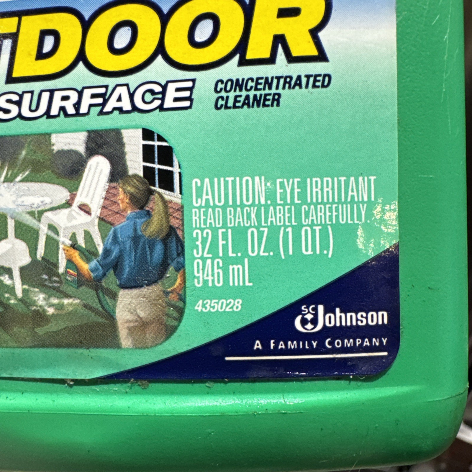 Windex Outdoor All-In-One Glass & Surface Cleaner Concentrate 32 oz Bottle