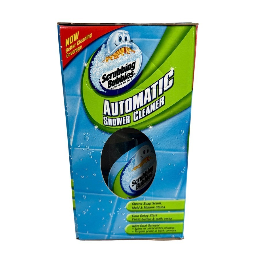Scrubbing Bubbles Automatic Shower Cleaner Starter Kit 2 Refills 34oz Each NEW