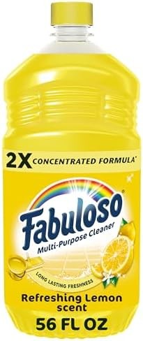 Fabuloso Multi-Purpose Cleaner, 2X Concentrated Formula, Refreshing Lemon Scent,