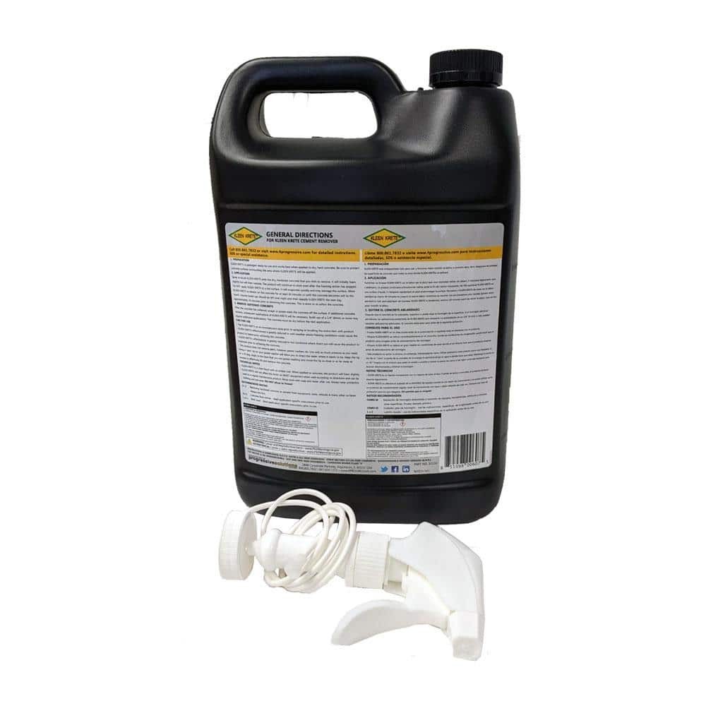1 Gal Multipurpose Concrete Remover Dissolver Brick Wash Bottle Cleans Etches