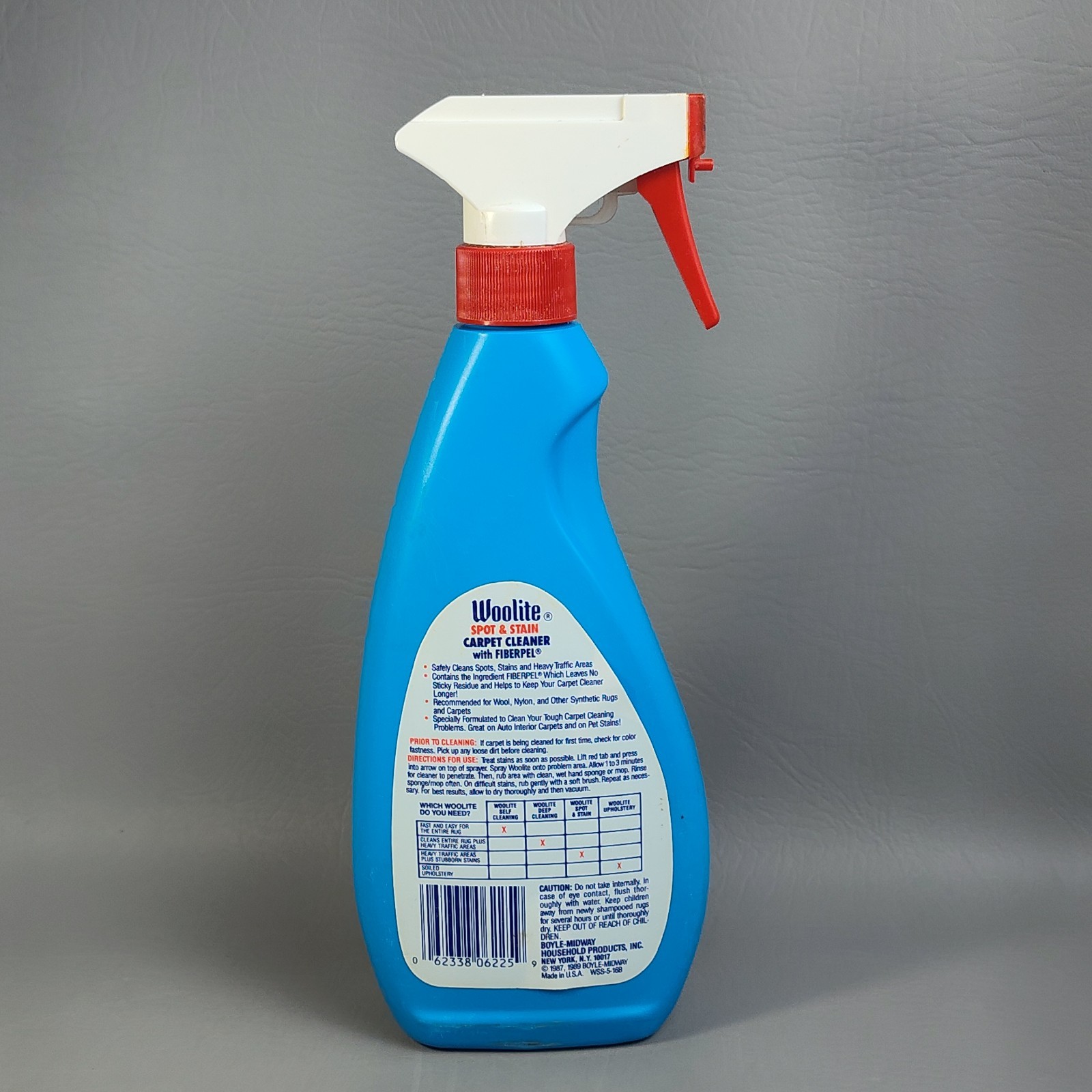 Vintage Woolite Spot & Stain Carpet Cleaner Heavy Traffic Areas 1987 MOVIE PROP