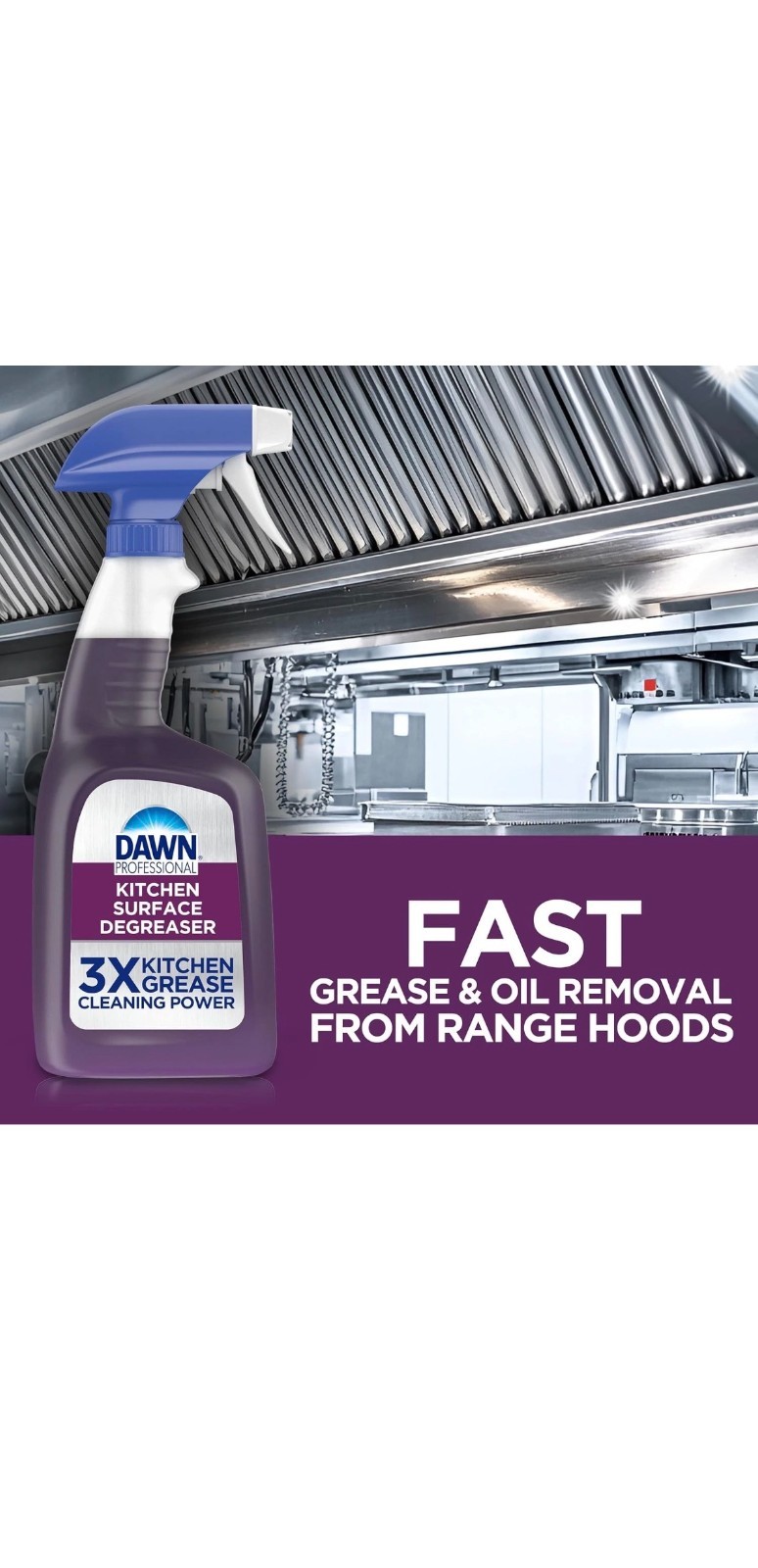 Dawn Professional Kitchen surface degreaser