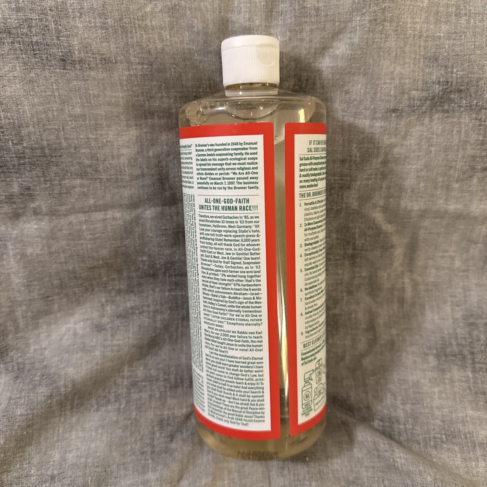 Dr. Bonner’s Sal Suds Biodegradable All-Purpose Cleaner – 32oz