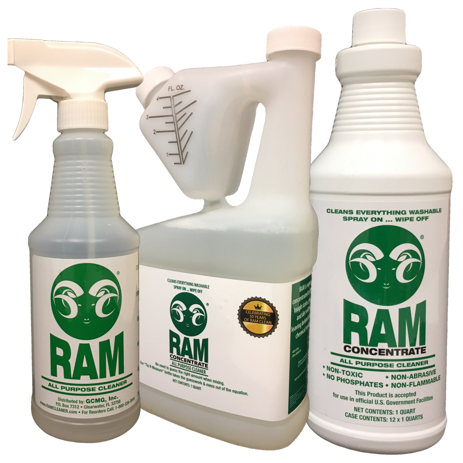 Ram All Purpose Cleaner Concentrate – Two Quart Kit