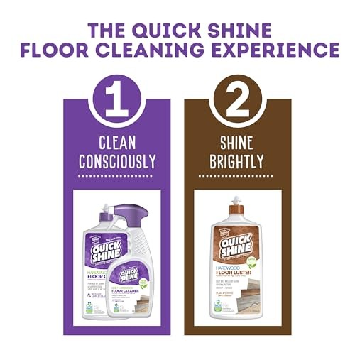 Quick Shine Hardwood Floor Luster 27oz Restores Color and Shine to Floors