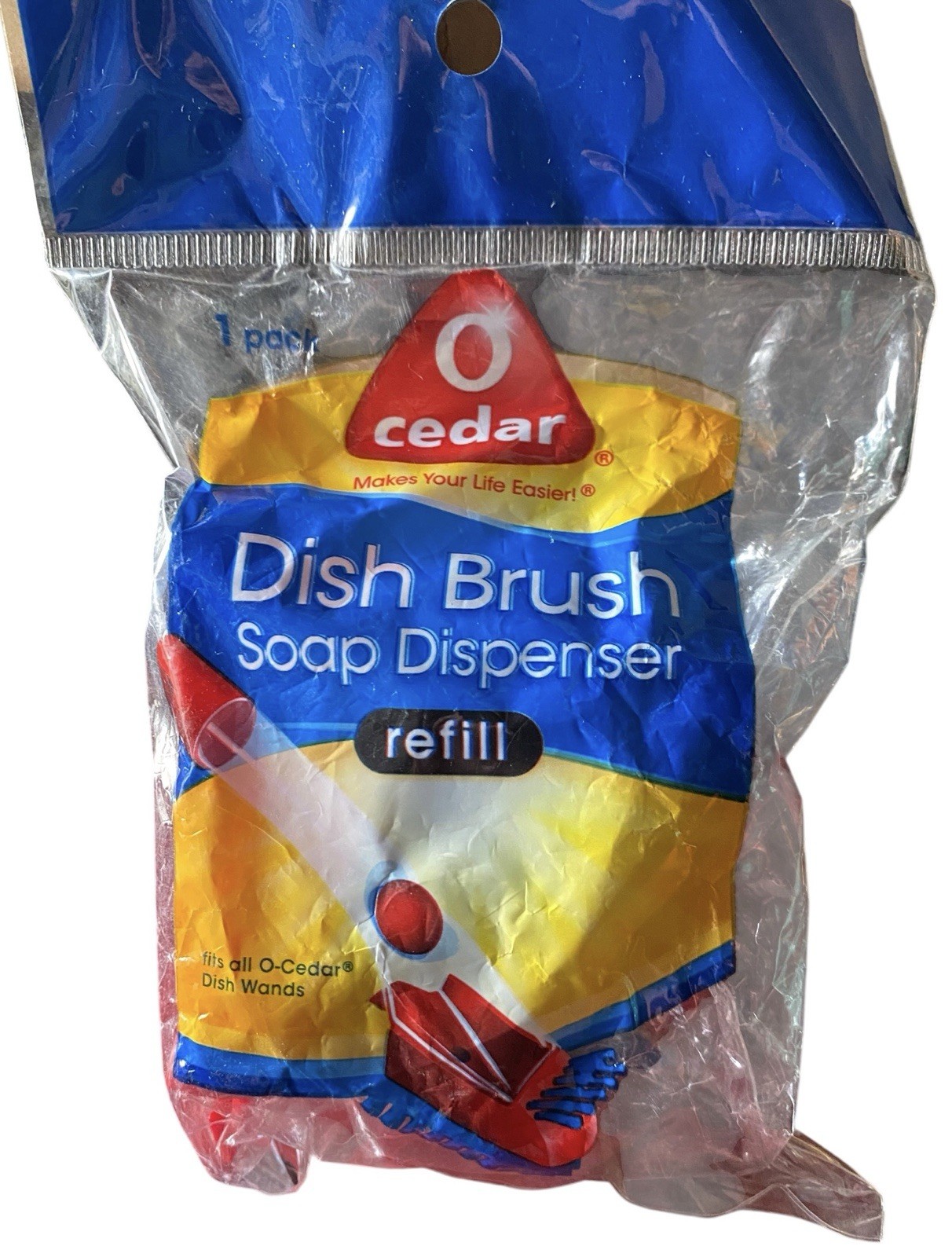 O’ Cedar Dish Brush Soap Dispenser Refill Fits O-Cedar Dish Wand New