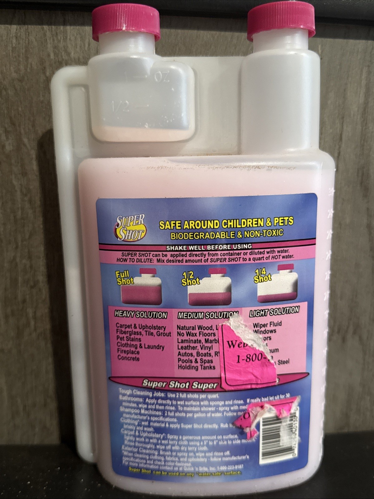 Brite Super Shot 32 Ounce Ultra Concentrated All Purpose Cleaner Great for Kitch
