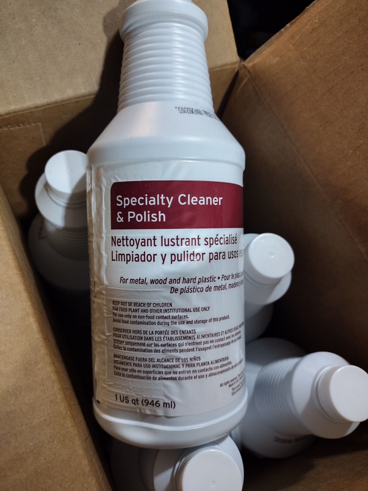 Kay ECOLAB Specialty Cleaner & Polish 1 Quart – EX 07/25 – LOT of 2