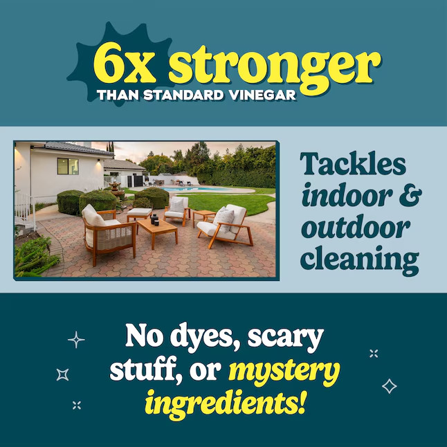 SALE- 3 PACK- WORRY FREE 30 percent Concentrate Cleaning Vinegar 1 -Gallon