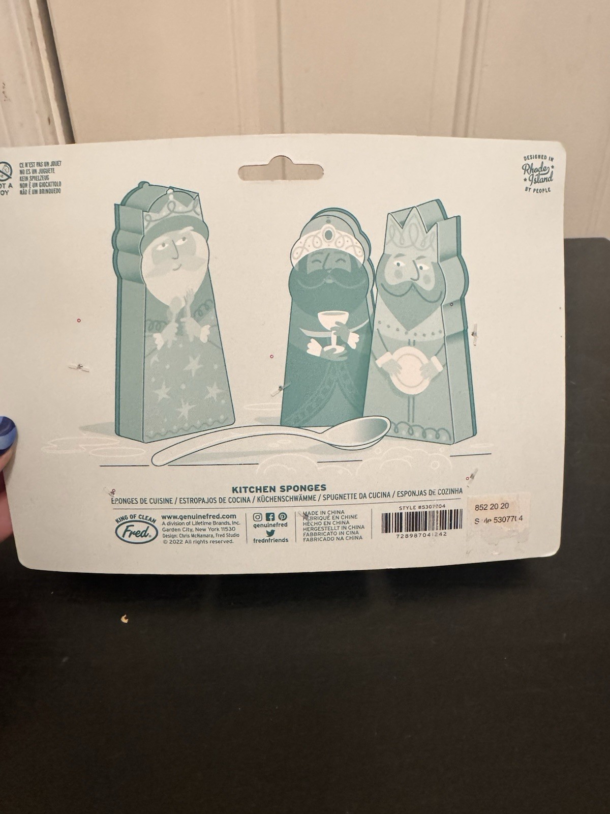 Genuine Fred Novelty Sponges We Three Clean Wise Men Christmas Holiday