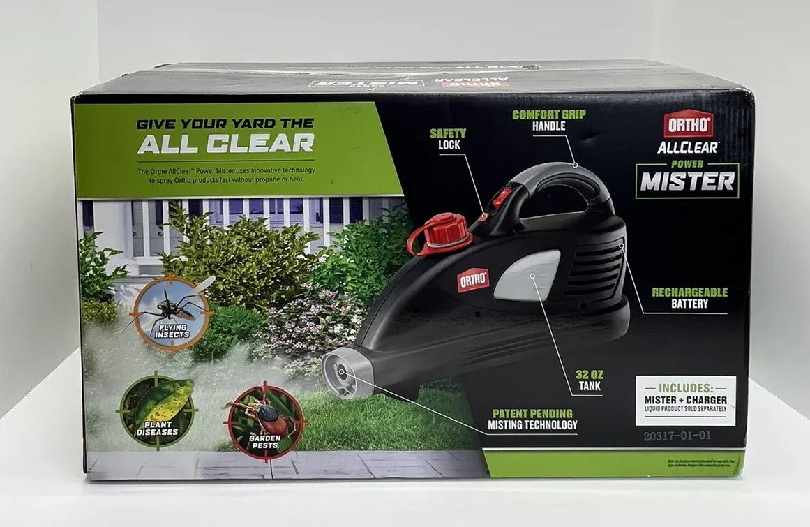 Ortho AllClear 18V Power Mister Lawn / Garden Sprayer Cordless Foggers