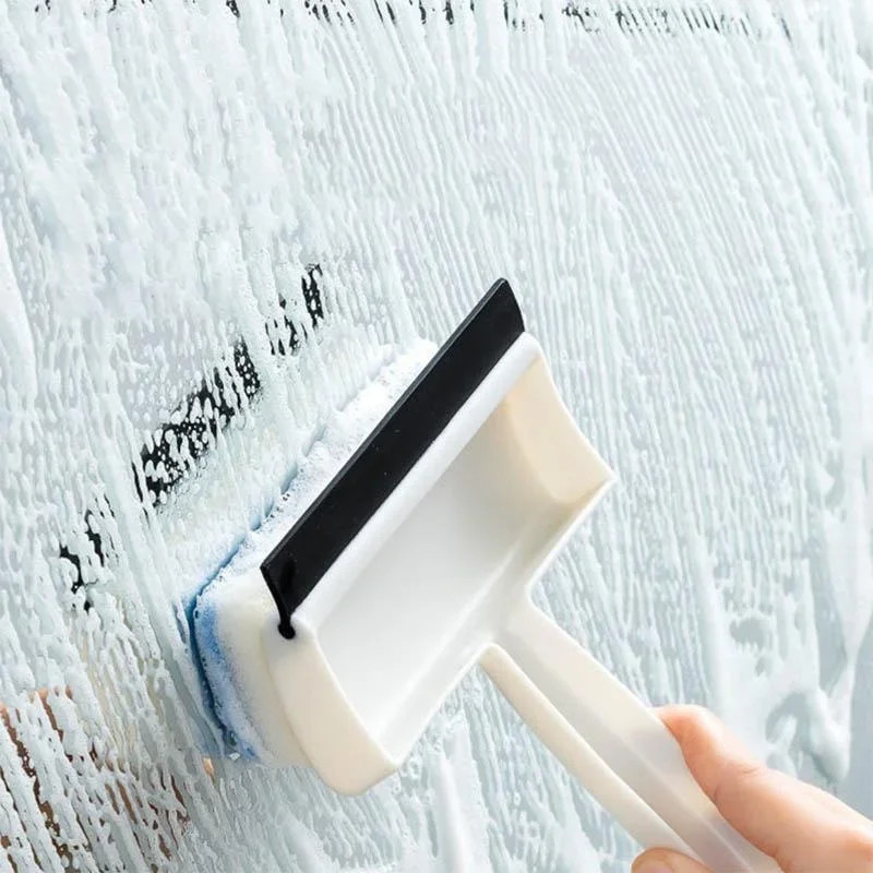 Multifunctional Double-Sided Glass Sponge Cleaning Brush Wiper Mirror Glass Tile