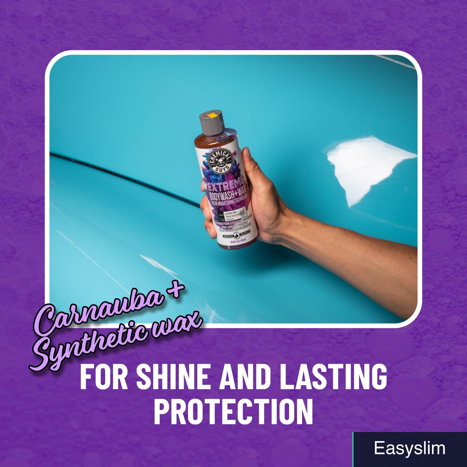 Foaming Car Wash Soap Wax 64 oz Grape Scent Foam Cannon Compatible