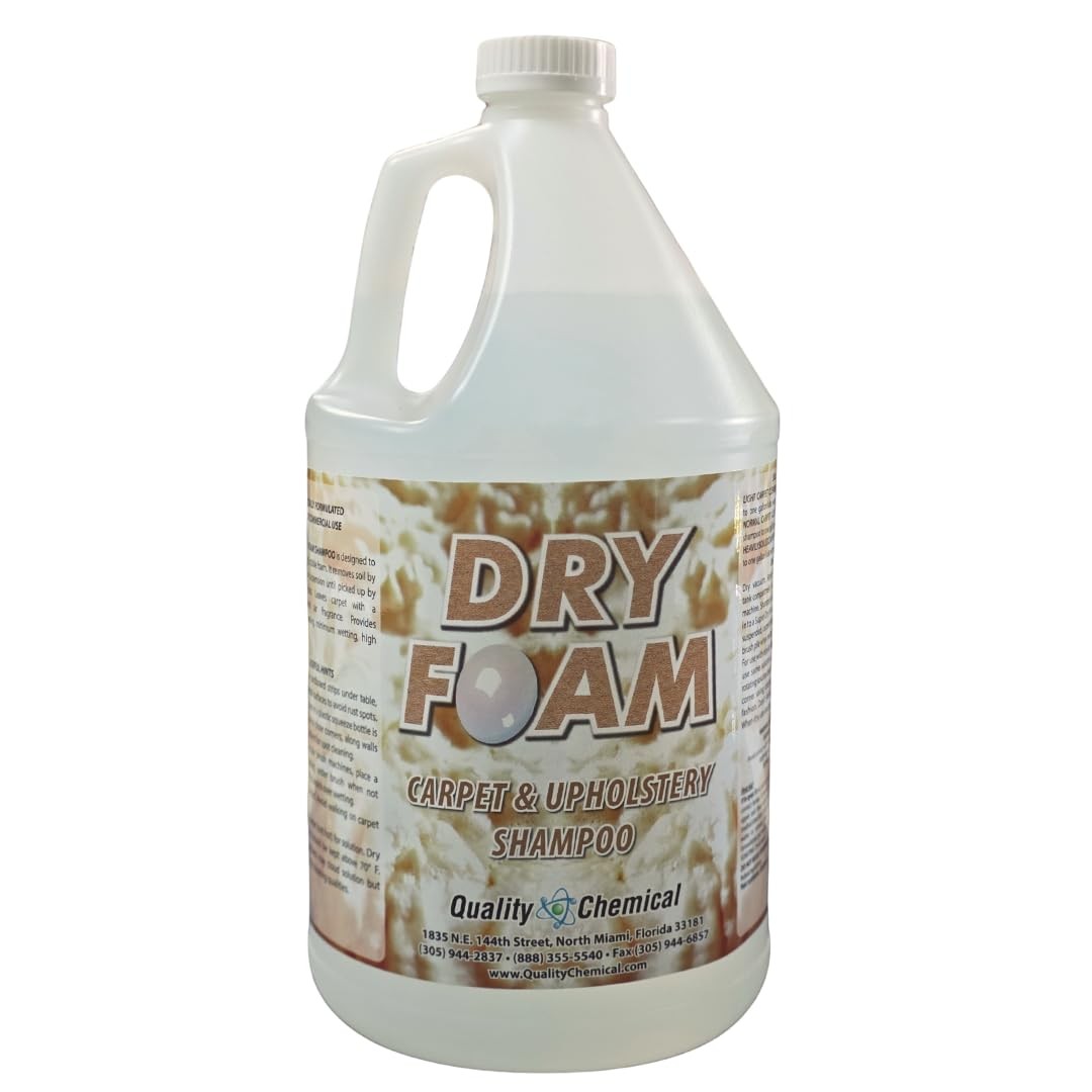 Dry Foam – Premium Carpet Shampoo – Industrial Strength Dry & Wet Cleaner for…