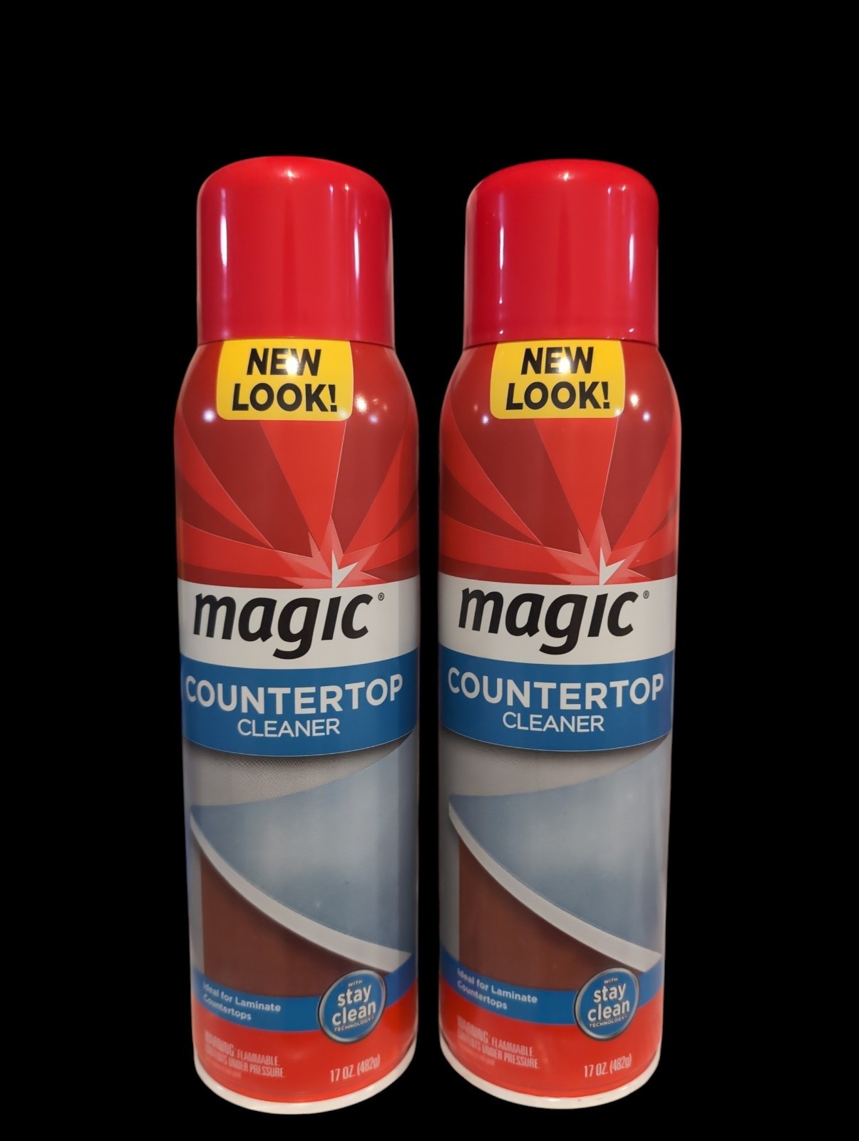 Magic Countertop Cleaner Spray x2 Kitchen Surface Protects Laminate/Engineered