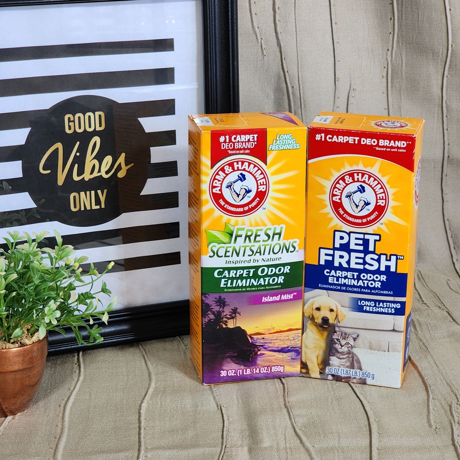 Arm & Hammer Pet Fresh Carpet & Room Odor Eliminator + Fresh Scensations Island