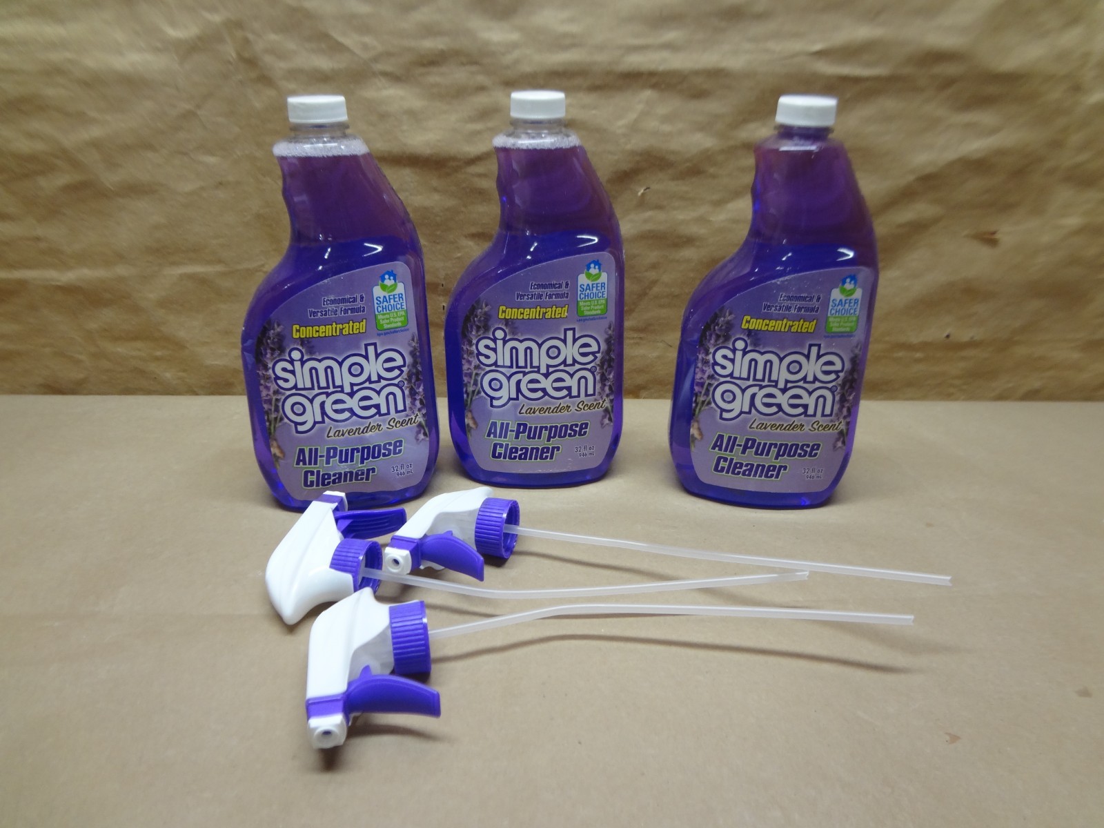 Simple Green AllPurpose Cleaner, 32 Fl Oz (Pack of 3), Lavender, 96 Fl Oz