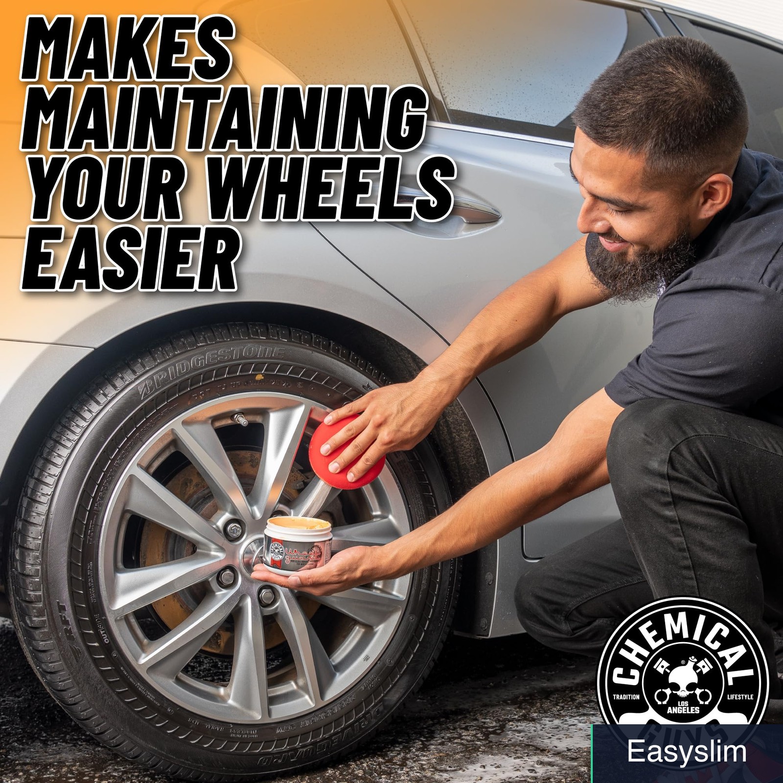 Wheel Wax Synthetic Rim Brake Dust and Corrosion Protection 8 Fl Oz