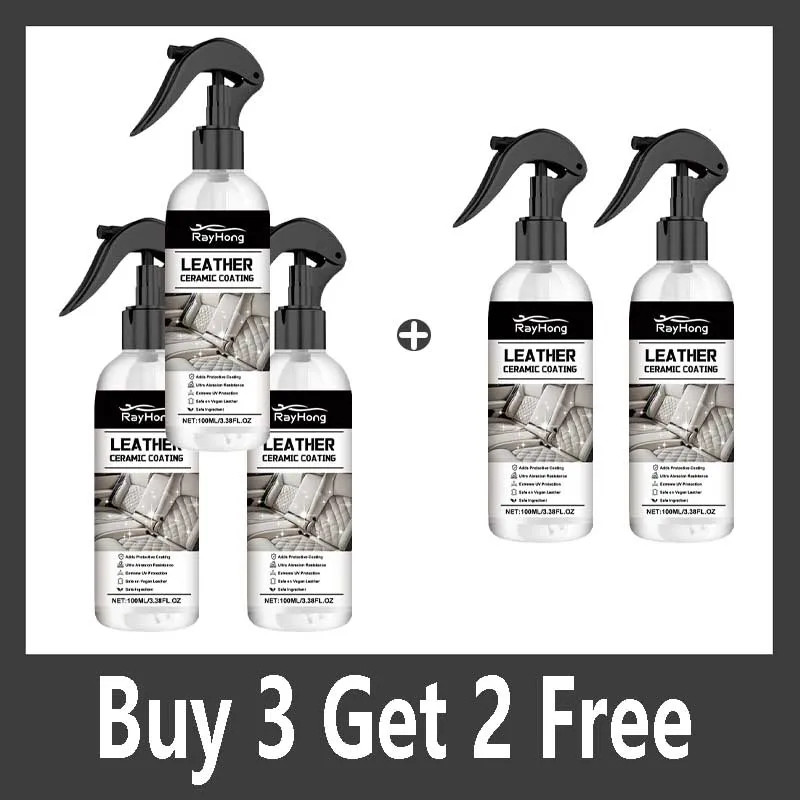 Multi Purpose Car Interior Cleaner Spray Wash Free Ceiling Leather Fabric Seat C