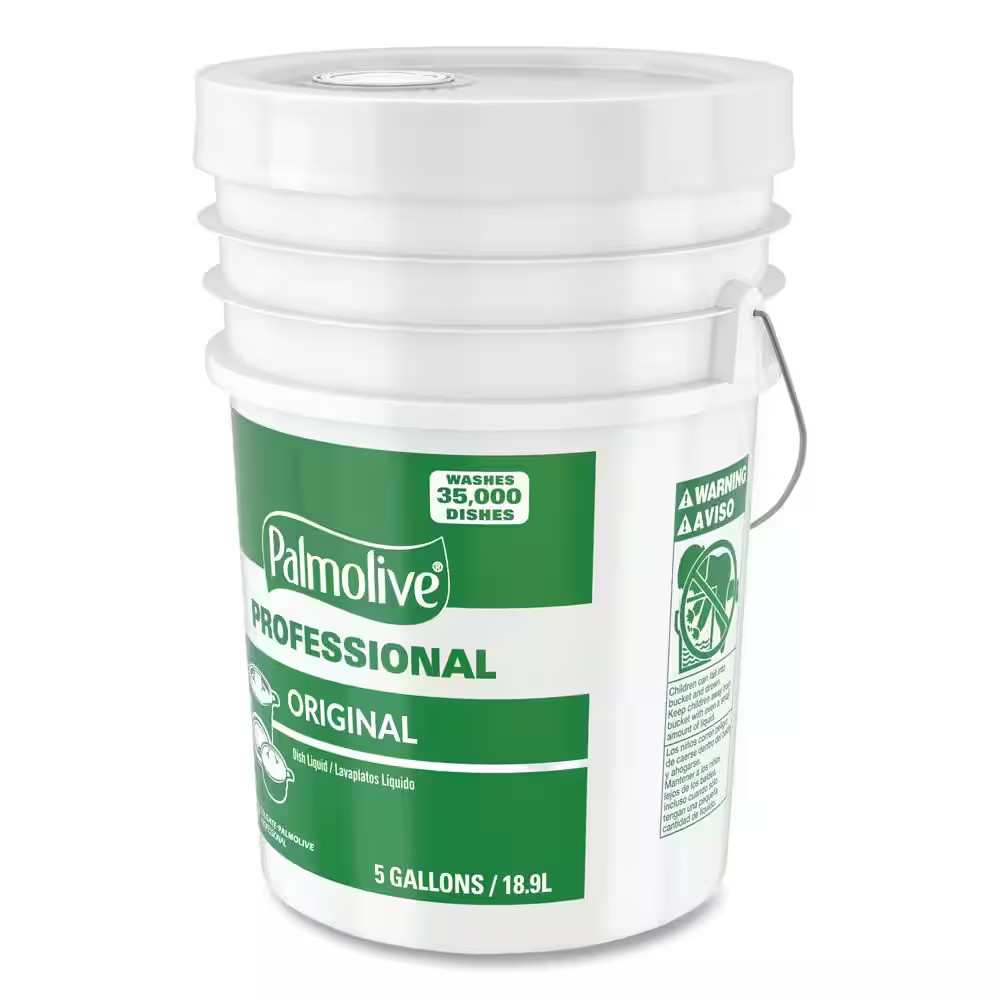 Palmolive 5 Gal Pail Professional Dishwashing Dish Liquid – Original (1/Ct) New
