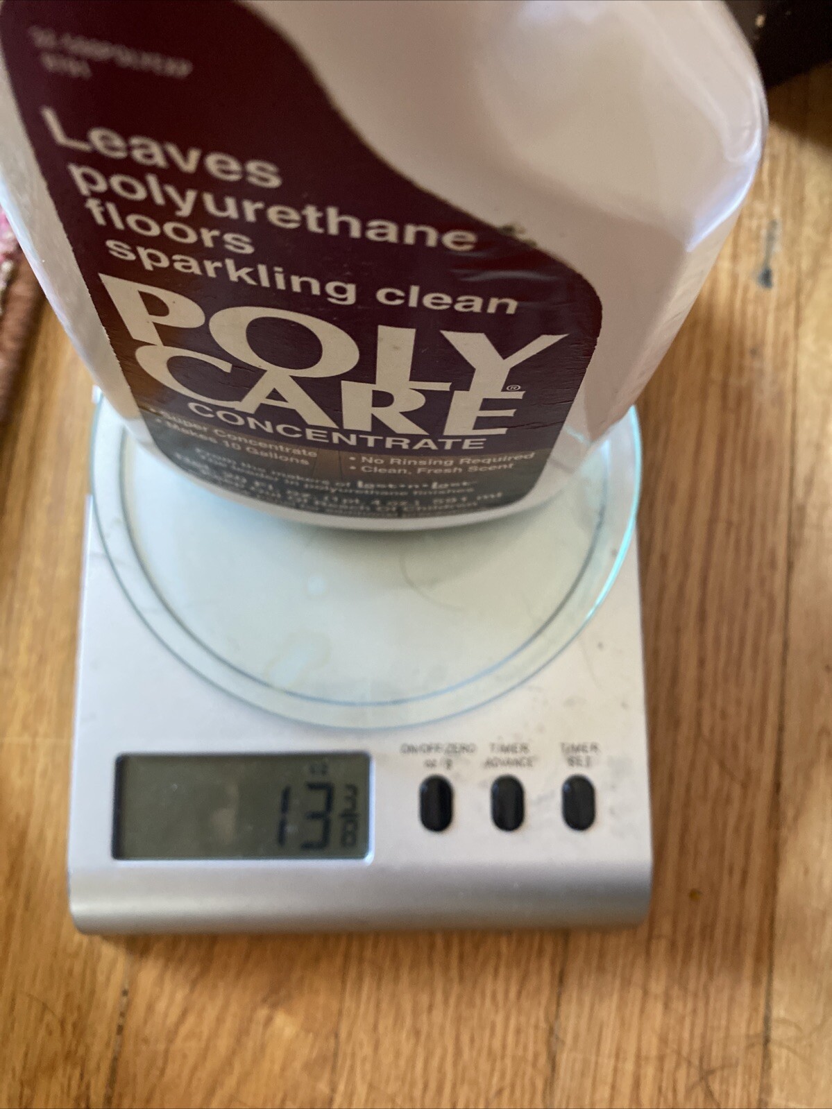 PolyCare Concentrate No Rinse Polyurethane Cleaner 20 Oz 65% Full