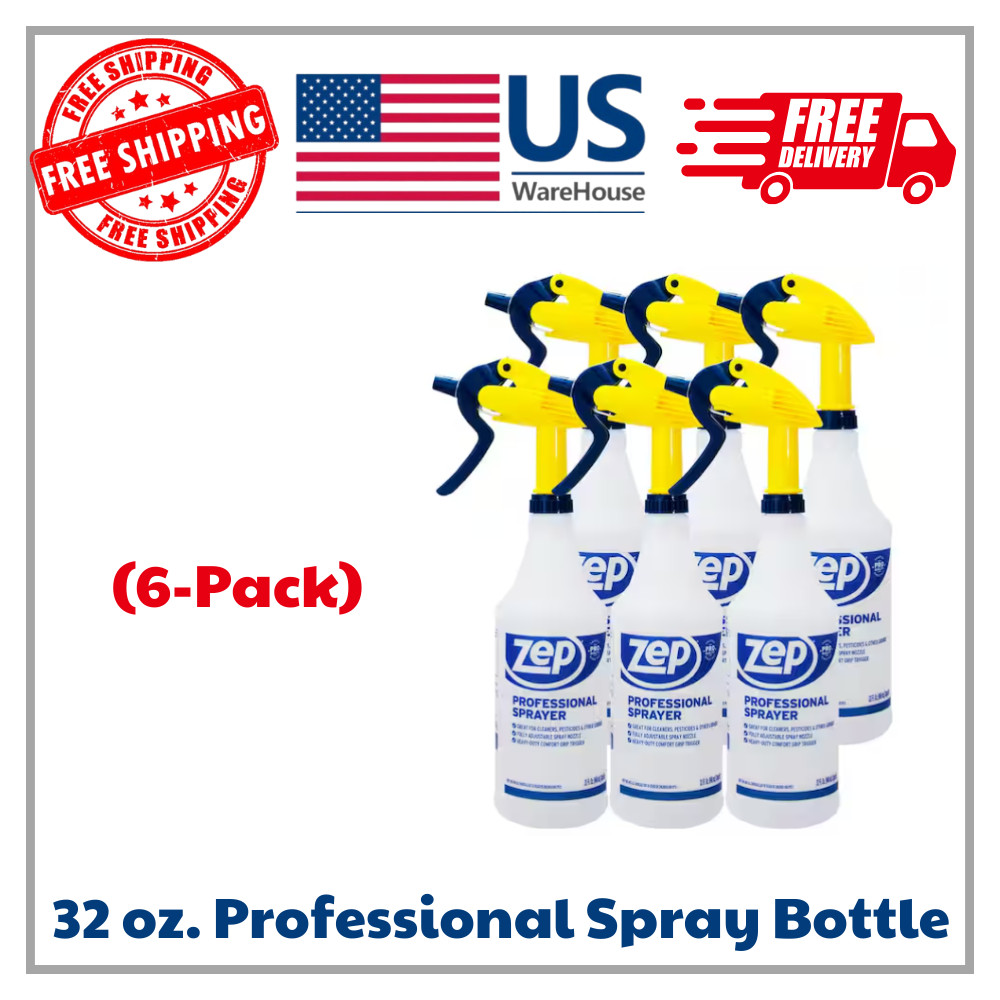 New 32 oz. Professional Spray Bottle (6-Pack)