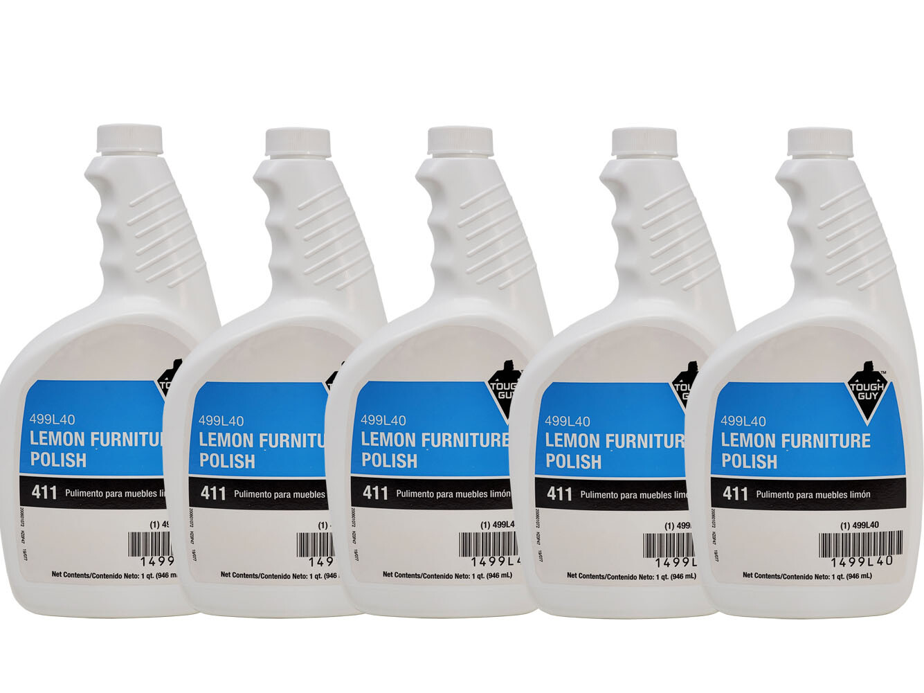 TOUGH GUY Lemon Furniture Polish 411 – Bulk Bundle TOUGH GUY 499L40- Pack of 5