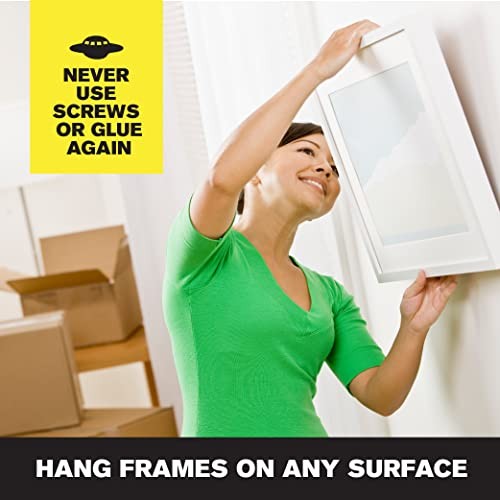 Alien Tape 96 Piece Pre-Cut Double Sided Adhesive Mounting Strips Transparent
