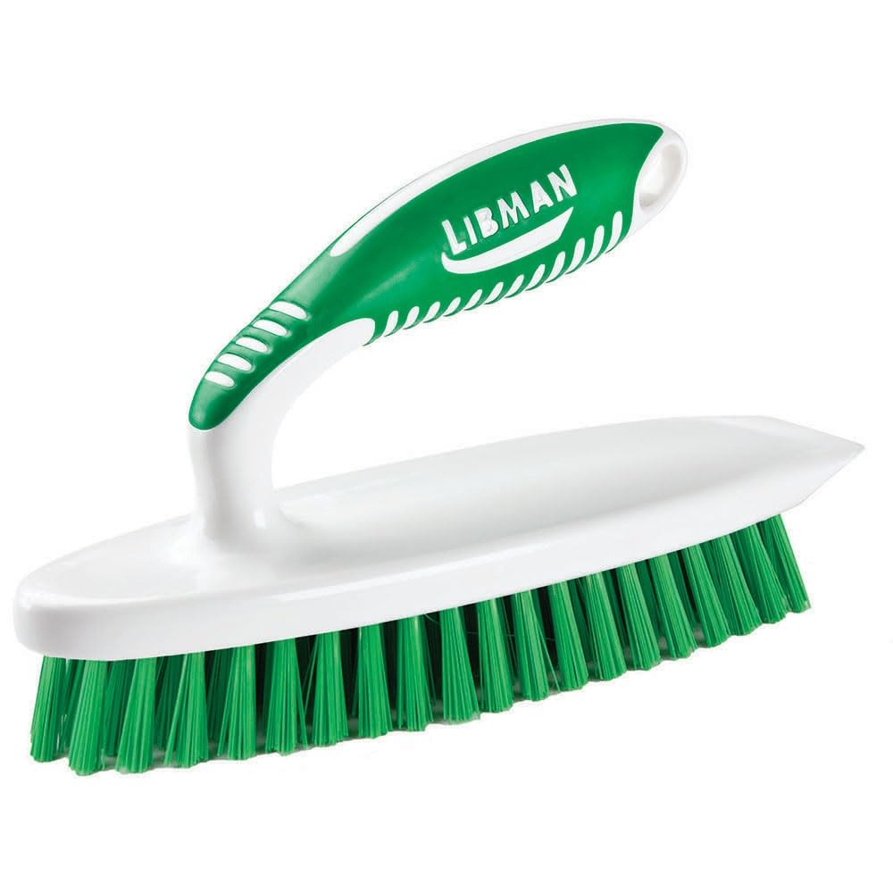 Libman Easy Grip Scrub Brush | Cleaning Brush | Bathroom Scrubber | Carpet Br…