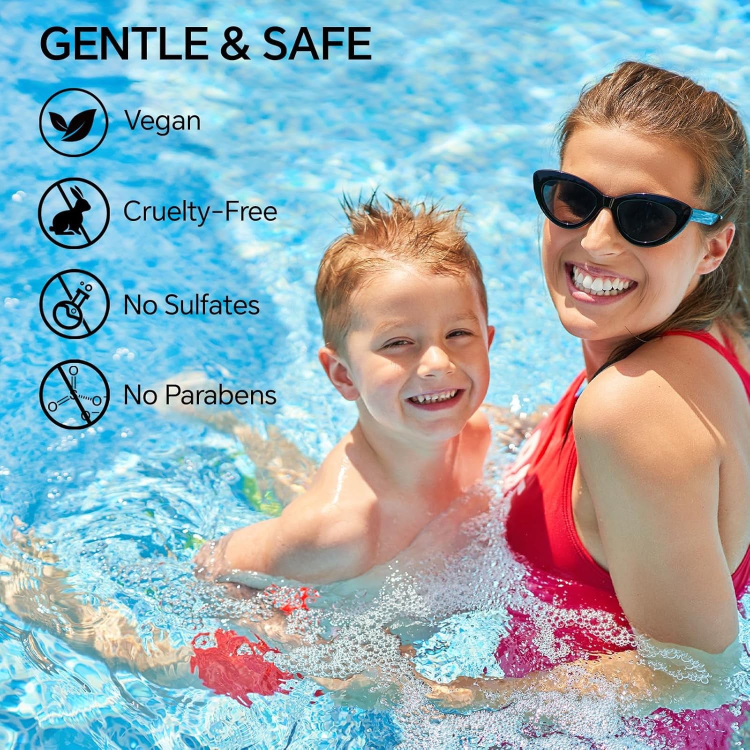 Chlorine Removal Swimmers Soap, Vitin C Body Wash Neutralizes and Washes