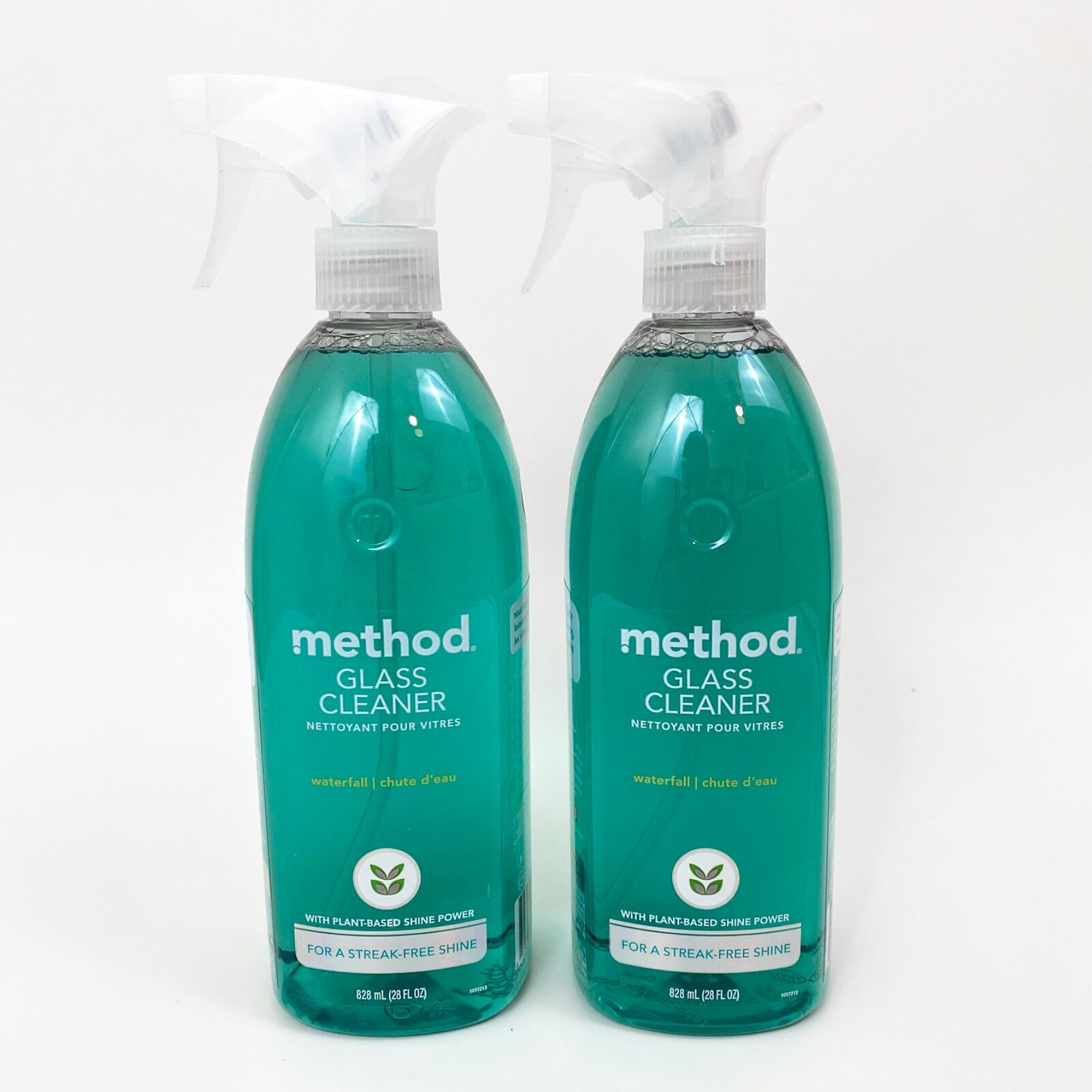 Method WATERFALL Scent Glass & Surface Cleaner Plant Based 2 PACK – 28oz each