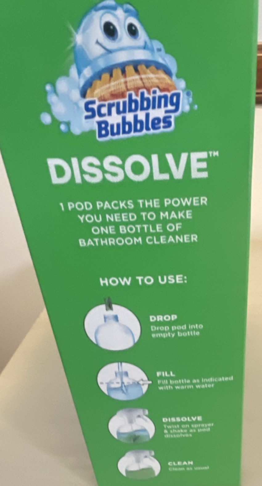 Scrubbing Bubbles Bathroom Cleaner Pod Rainshower Scent Starter Kit