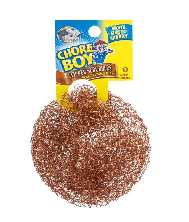 Case of 216 Pcs Chore Boy Copper Scrubbers, Perfect for Pots and Pans